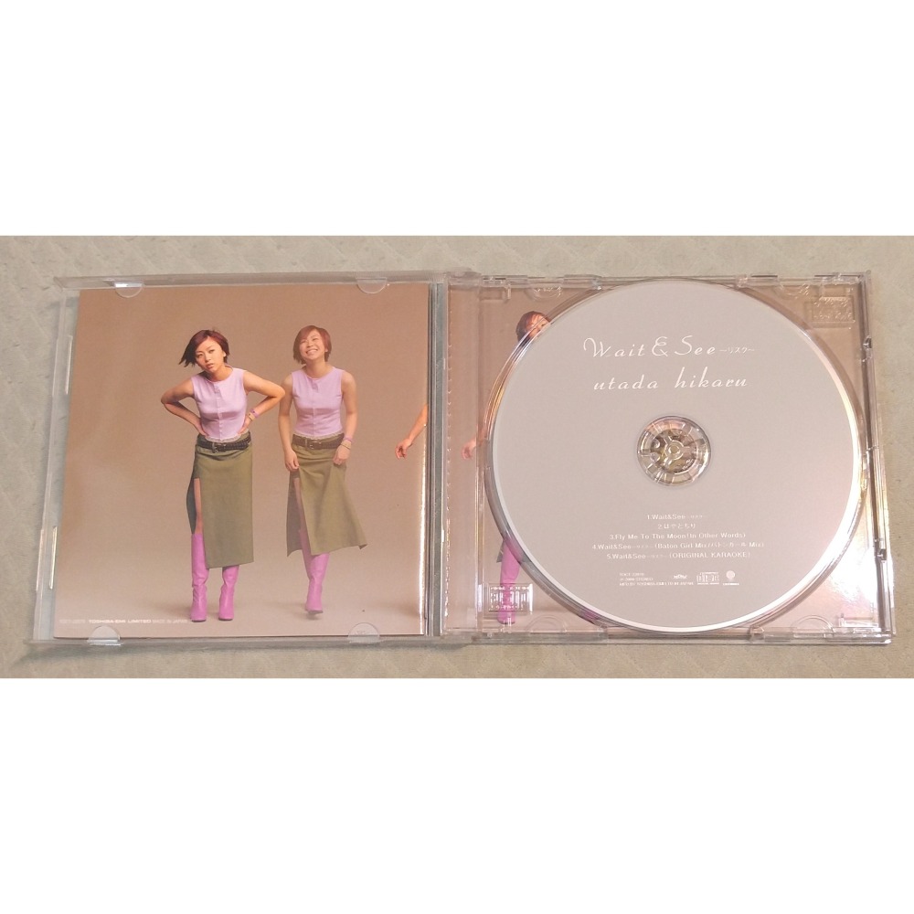 宇多田ヒカル (宇多田光) - Wait & See ～リスク〜   日版 二手單曲 CD-細節圖5