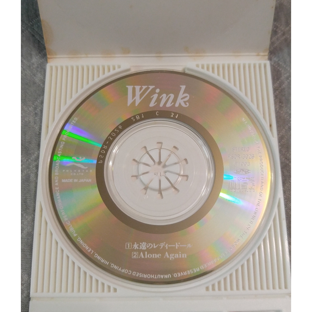 Wink - 永遠のレディードール   日版 二手單曲 CD-細節圖6