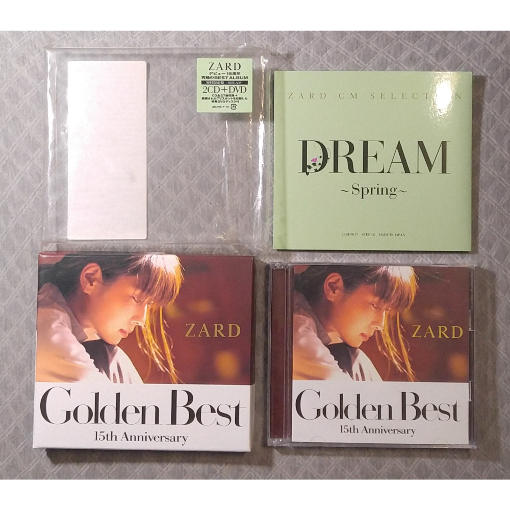 ZARD - Golden Best 15th Anniversary(DREAM~Spring~) 日版 二手CD