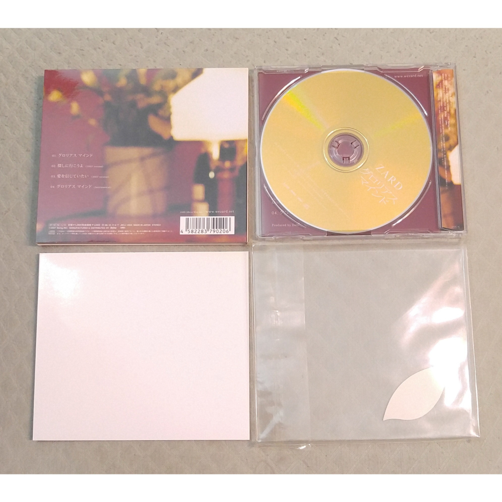 ZARD - グロリアス マインド  (名偵探柯南 主題曲)   日版 二手單曲 CD-細節圖2