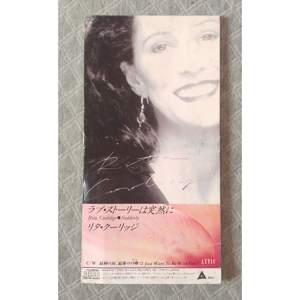 Rita Coolidge - Suddenly   日版 二手單曲 CD-細節圖2