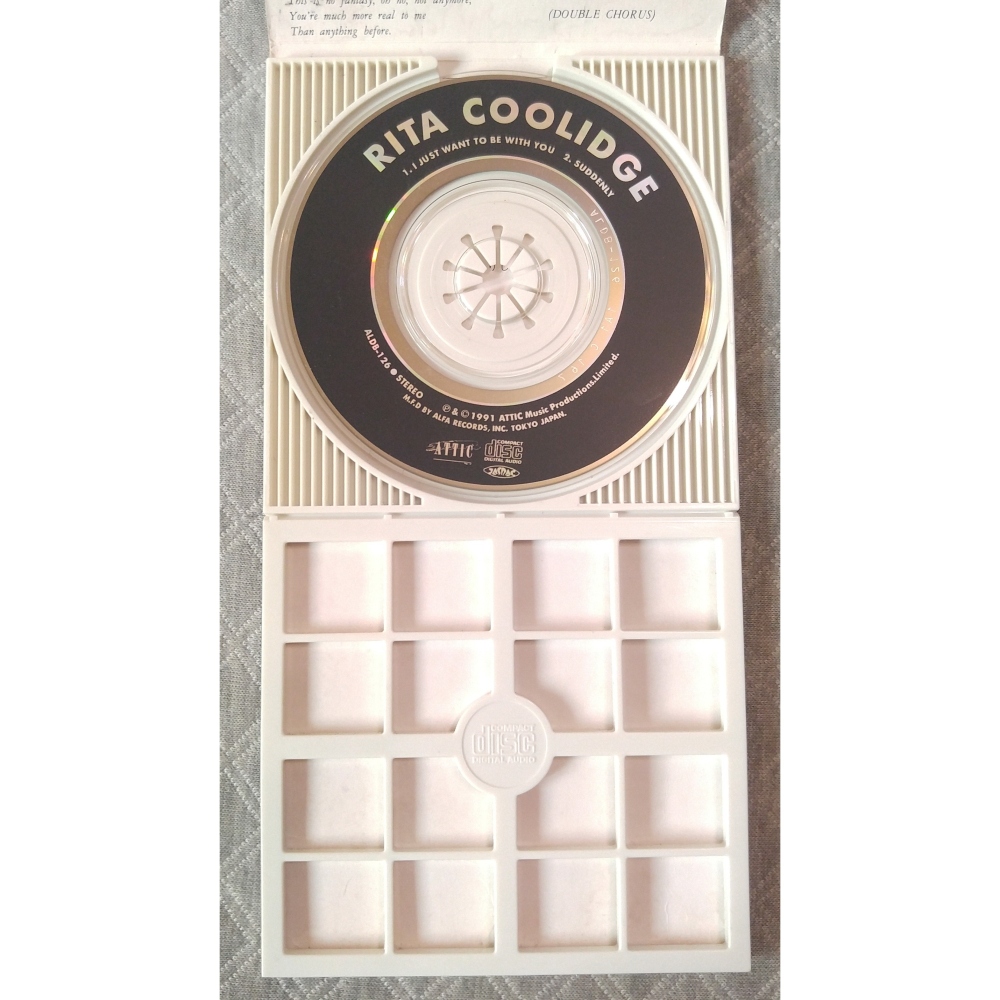 Rita Coolidge - Suddenly   日版 二手單曲 CD-細節圖6