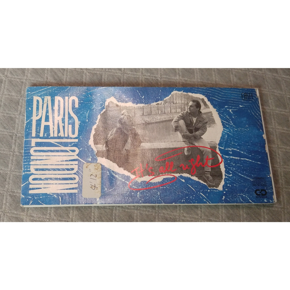 Paris London - IT’S ALL RIGHT   日版 二手單曲 CD-細節圖3