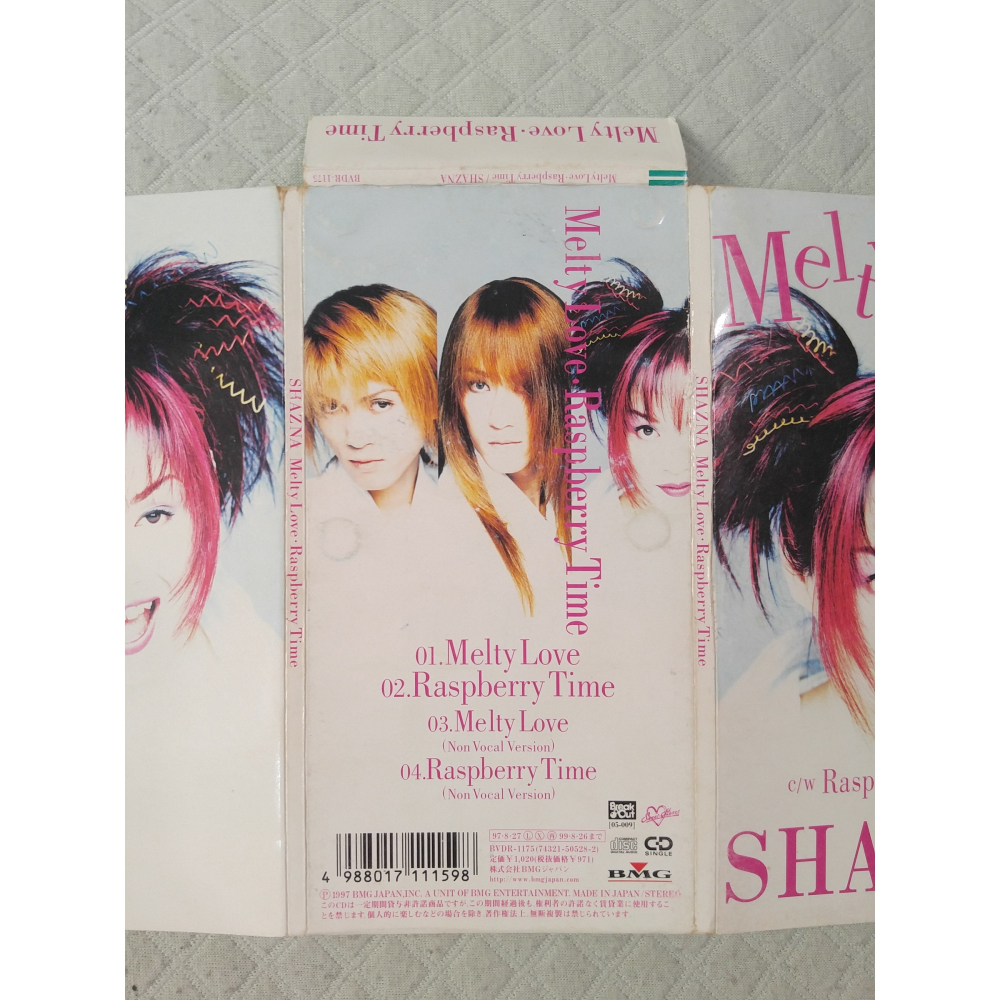 SHAZNA - Melty Love / Raspberry Time (2)   日版 二手單曲 CD-細節圖3