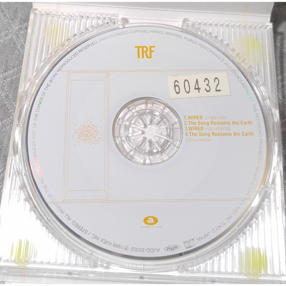 trf - WIRED    日版 二手單曲 CD-細節圖4