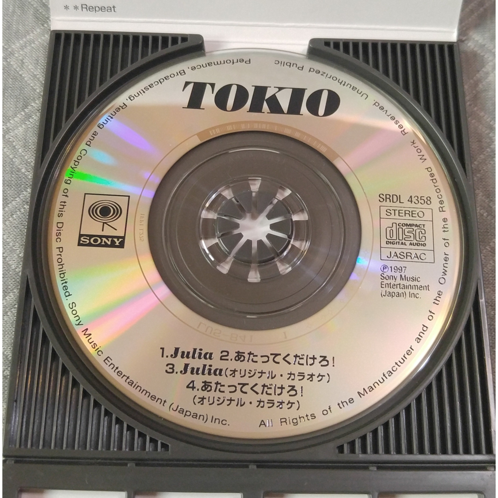 TOKIO (東京小子) - Julia   日版 二手單曲 CD-細節圖6