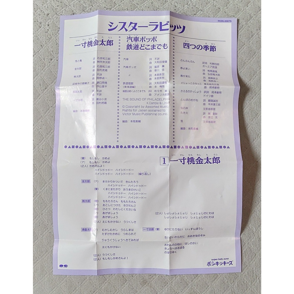 安室奈美恵 (安室奈美惠) 鈴木蘭々「ポンキッキーズ」- 一寸桃金太郎    日版 二手單曲 CD-細節圖11