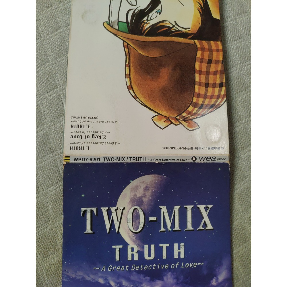 TWO-MIX - Truth ~A Great Detective of Love~ (柯南)(2)日版二手單曲CD-細節圖4