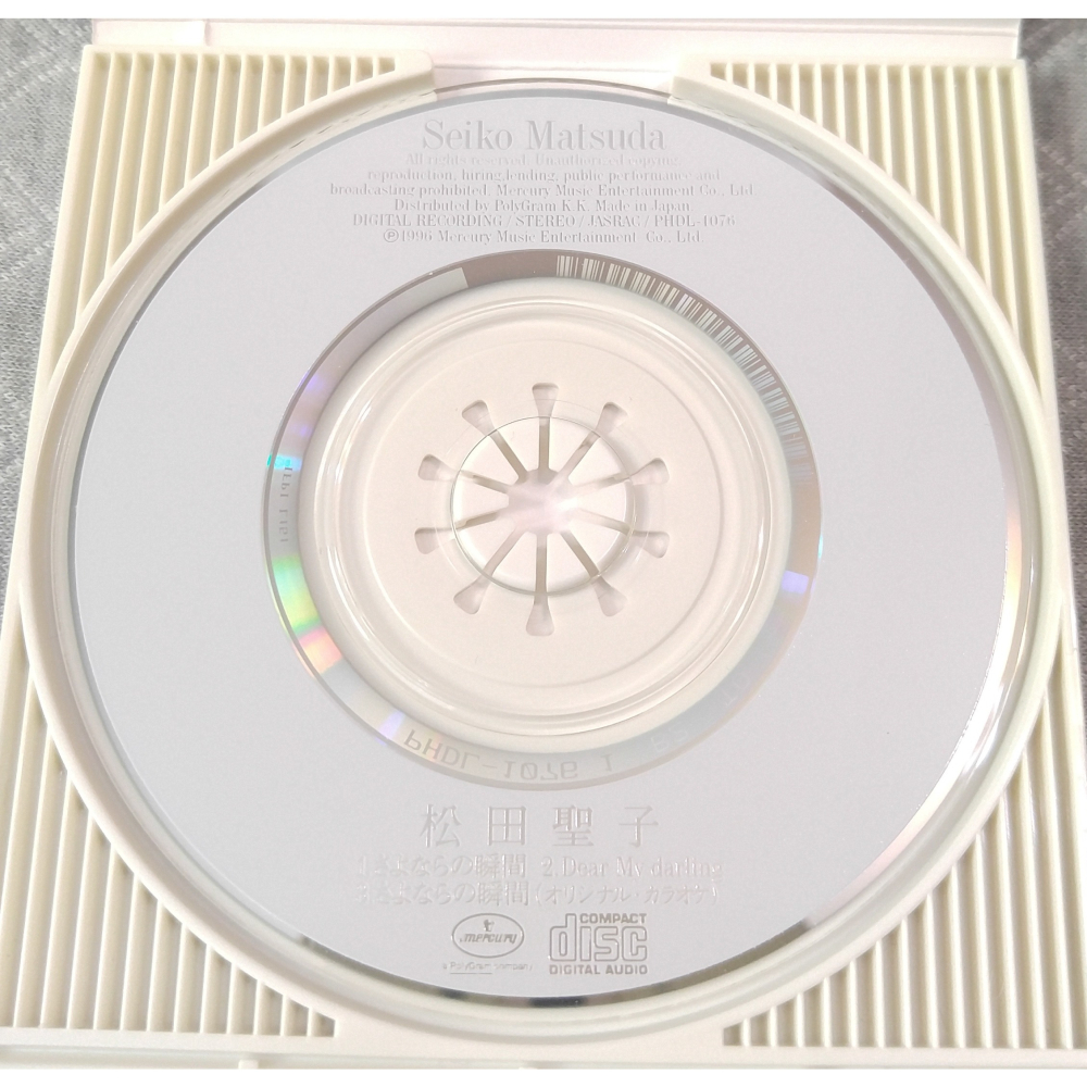 松田聖子 - さよならの瞬間   日版 二手單曲 CD-細節圖5