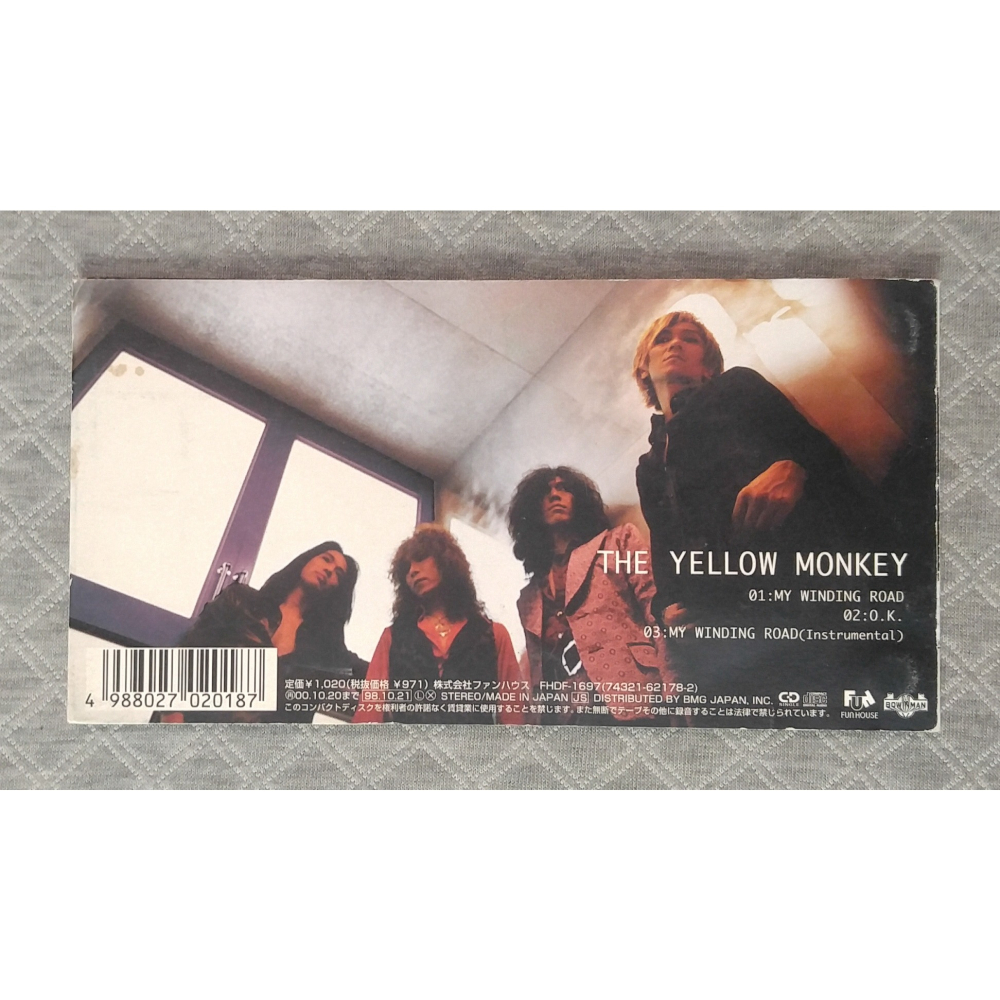 THE YELLOW MONKEY - MY WINDING ROAD   日版 二手單曲 CD-細節圖2