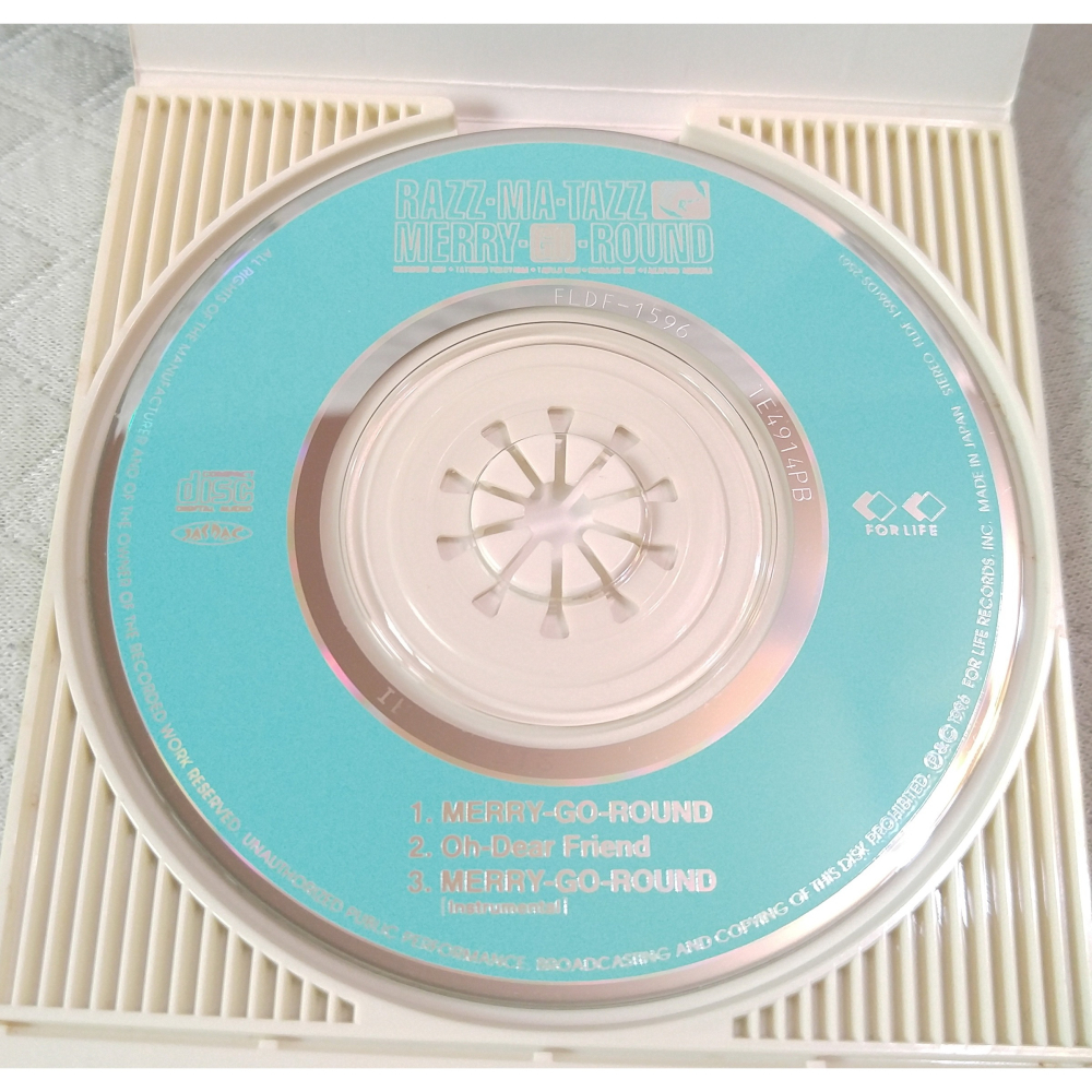 RAZZ MA TAZZ - MERRY-GO-ROUND   日版 二手單曲 CD-細節圖6