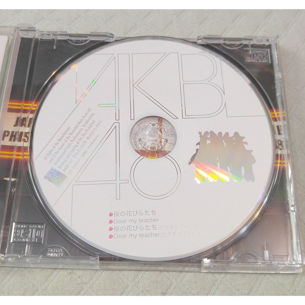 AKB48 - 桜の花びらたち (櫻花花瓣)   日版 二手單曲 CD-細節圖4