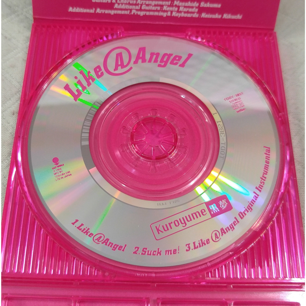 黒夢 (黑夢) - Like A Angel (2)    日版 二手單曲 CD-細節圖5