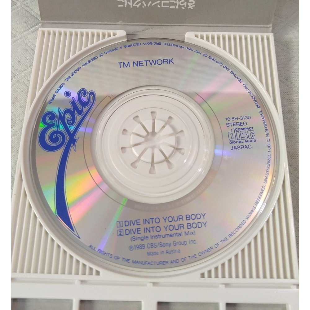 TM NETWORK - DIVE INTO YOUR BODY   日版 二手單曲 CD-細節圖6