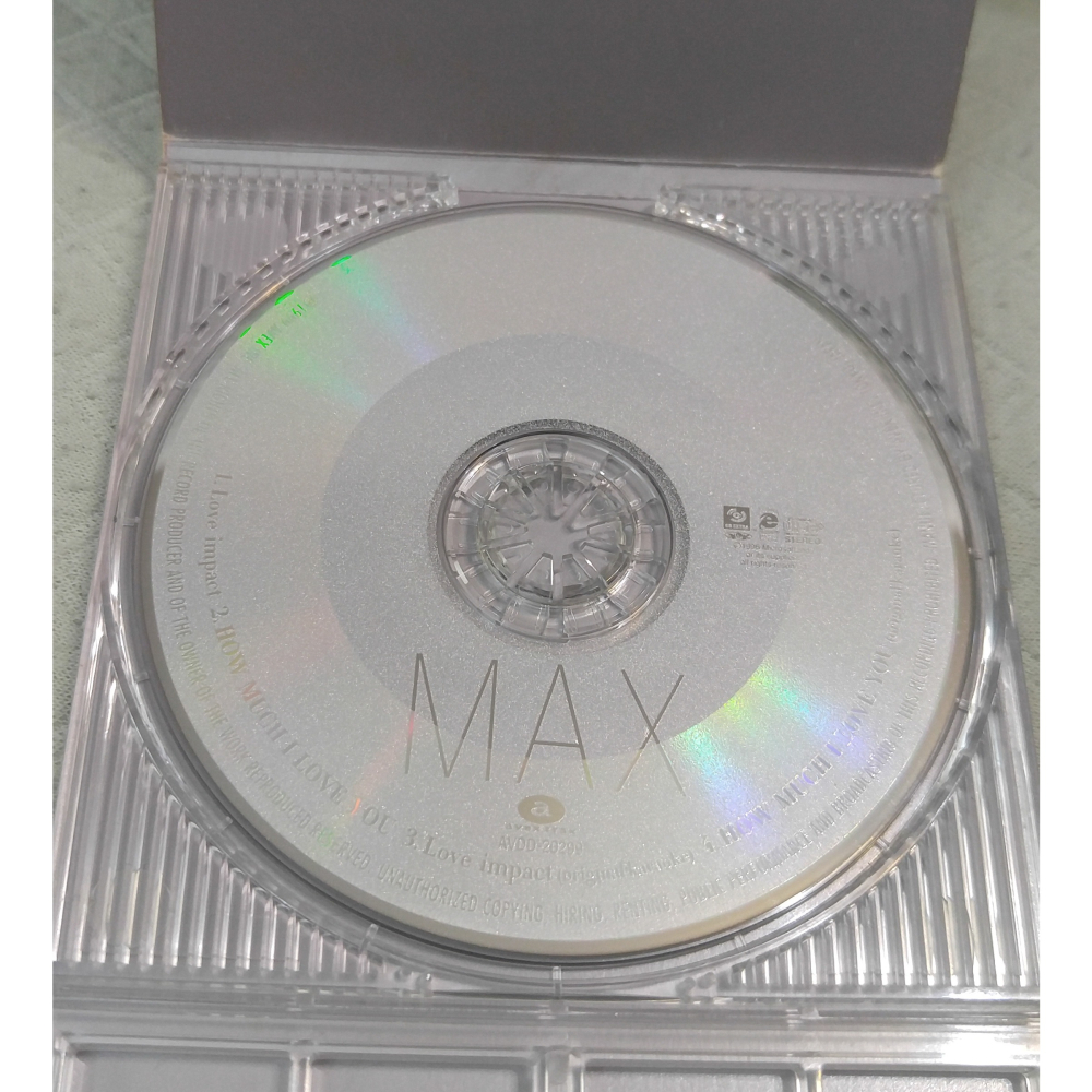 MAX - Love impact / HOW MUCH I LOVE YOU   日版 二手單曲 CD-細節圖6