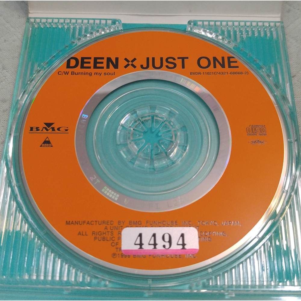 DEEN - JUST ONE   日版 二手單曲 CD-細節圖6