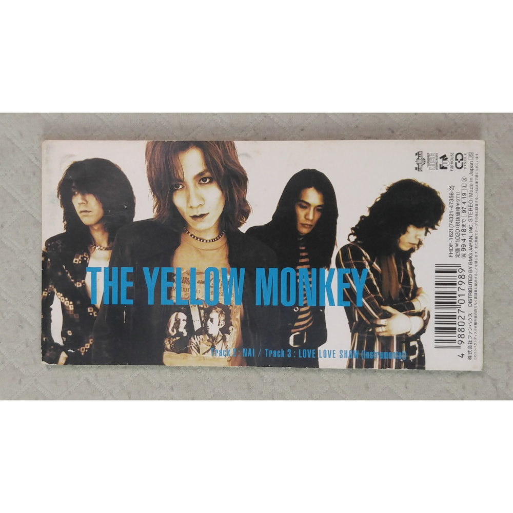 THE YELLOW MONKEY - LOVE LOVE SHOW   日版 二手單曲 CD-細節圖2