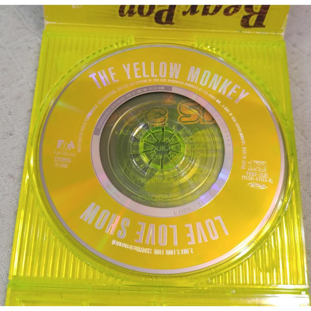 THE YELLOW MONKEY - LOVE LOVE SHOW   日版 二手單曲 CD-細節圖6