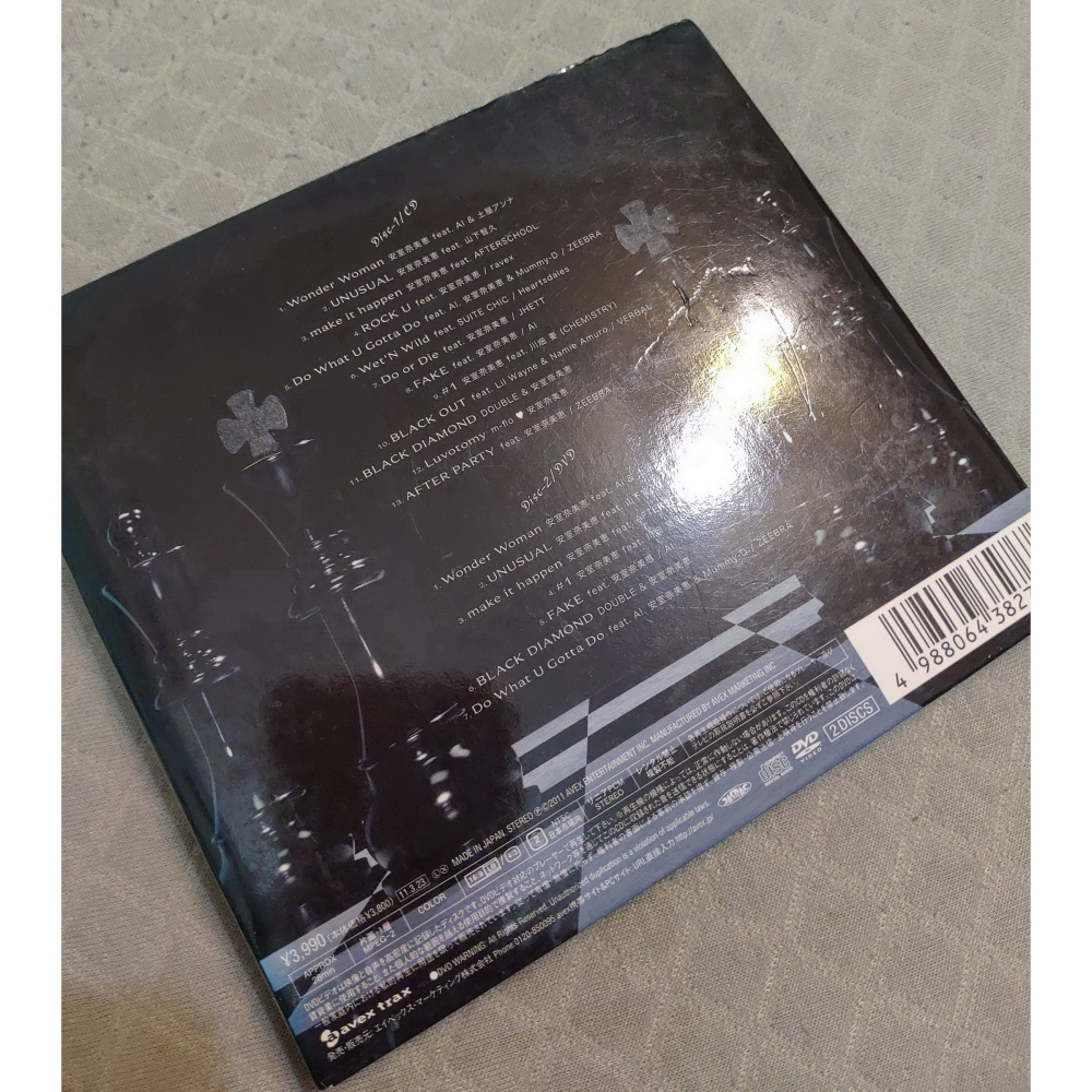 安室奈美惠 - Checkmate! (CD+DVD) (初回限定盤初回限定盤)   日版 二手 專輯 CD-細節圖4