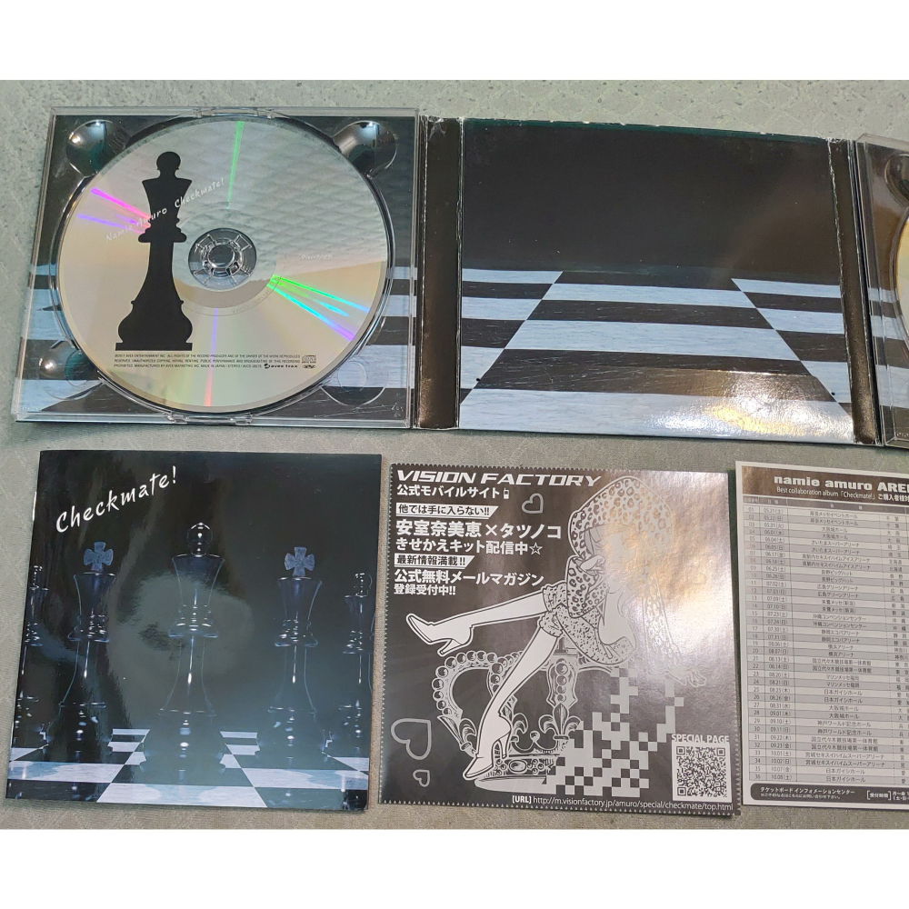 安室奈美惠 - Checkmate! (CD+DVD) (初回限定盤初回限定盤)   日版 二手 專輯 CD-細節圖5