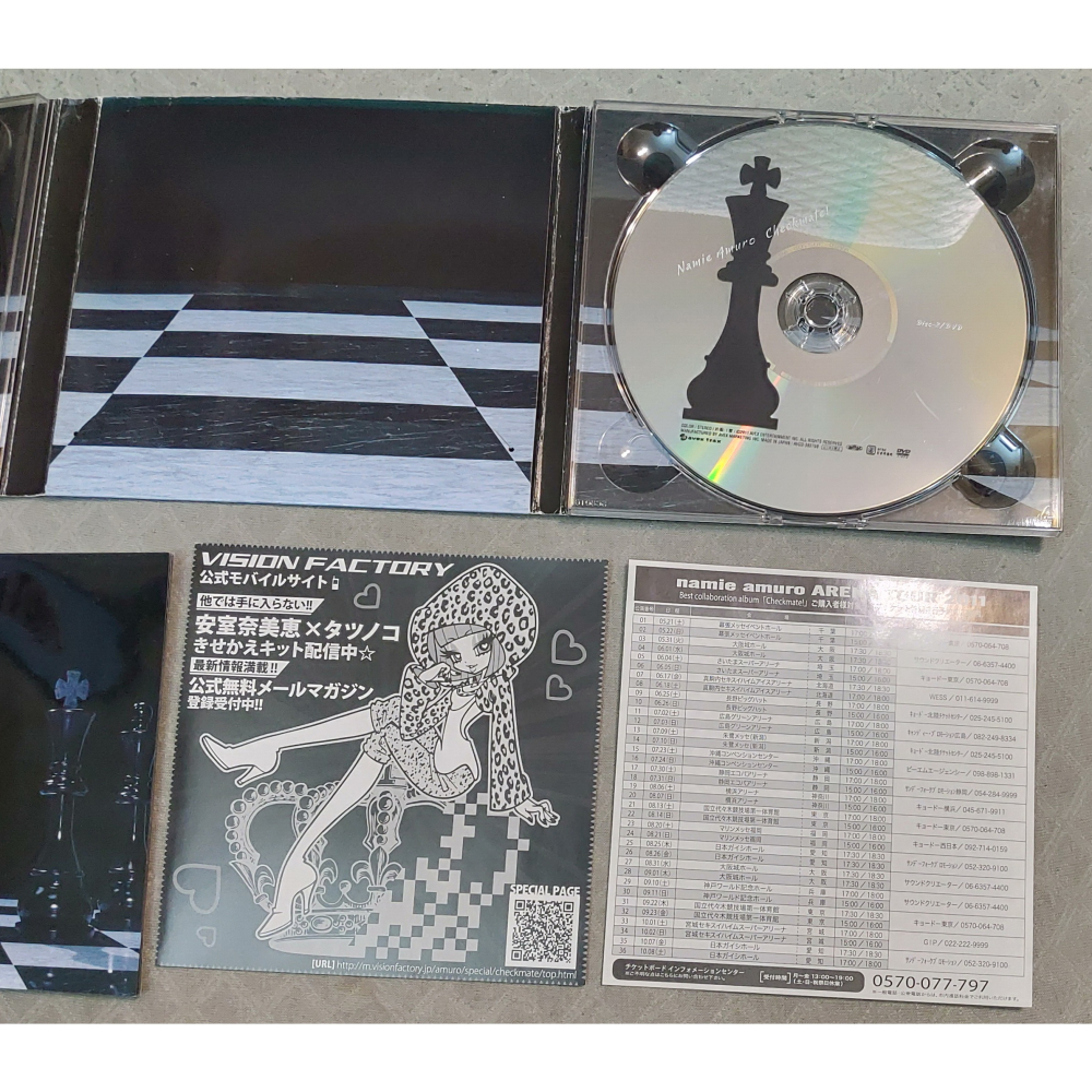 安室奈美惠 - Checkmate! (CD+DVD) (初回限定盤初回限定盤)   日版 二手 專輯 CD-細節圖6