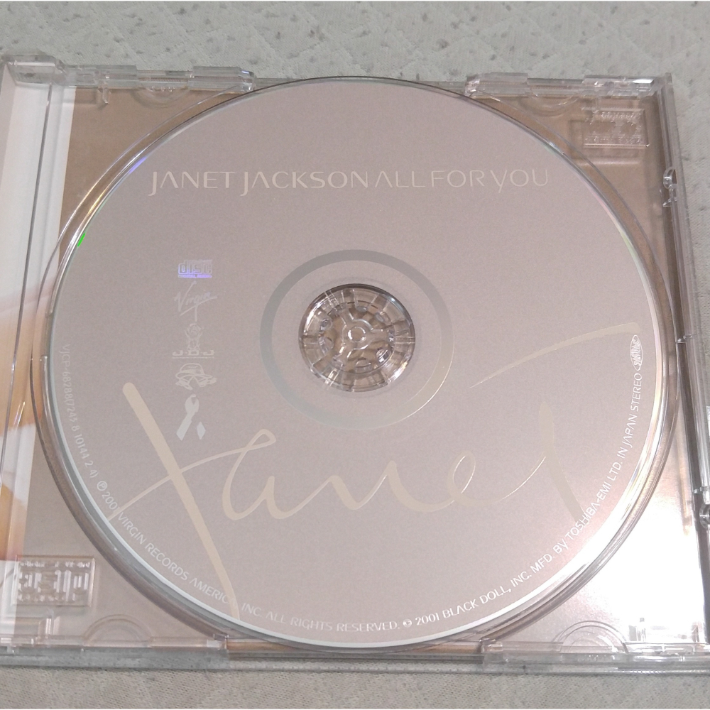 Janet Jackson - ALL FOR YOU   日版 二手專輯 CD-細節圖5