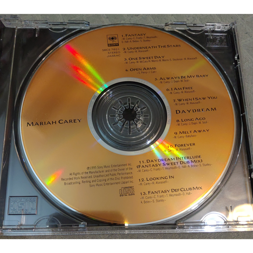 MARIAH CAREY (瑪麗亞·凱莉) - DAYDREAM   日版 二手專輯 CD-細節圖5