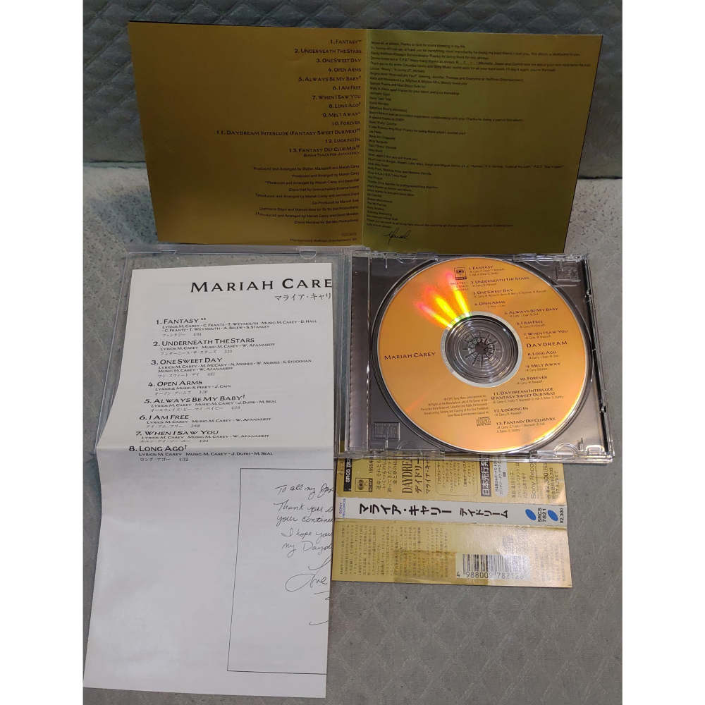 MARIAH CAREY (瑪麗亞·凱莉) - DAYDREAM   日版 二手專輯 CD-細節圖9