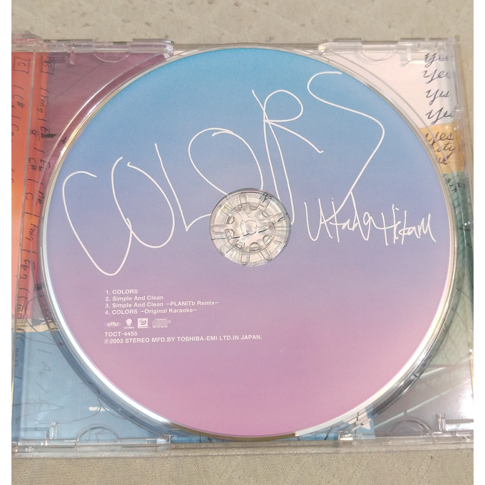 宇多田ヒカル (宇多田光) - COLORS  日版 二手單曲 CD-細節圖4