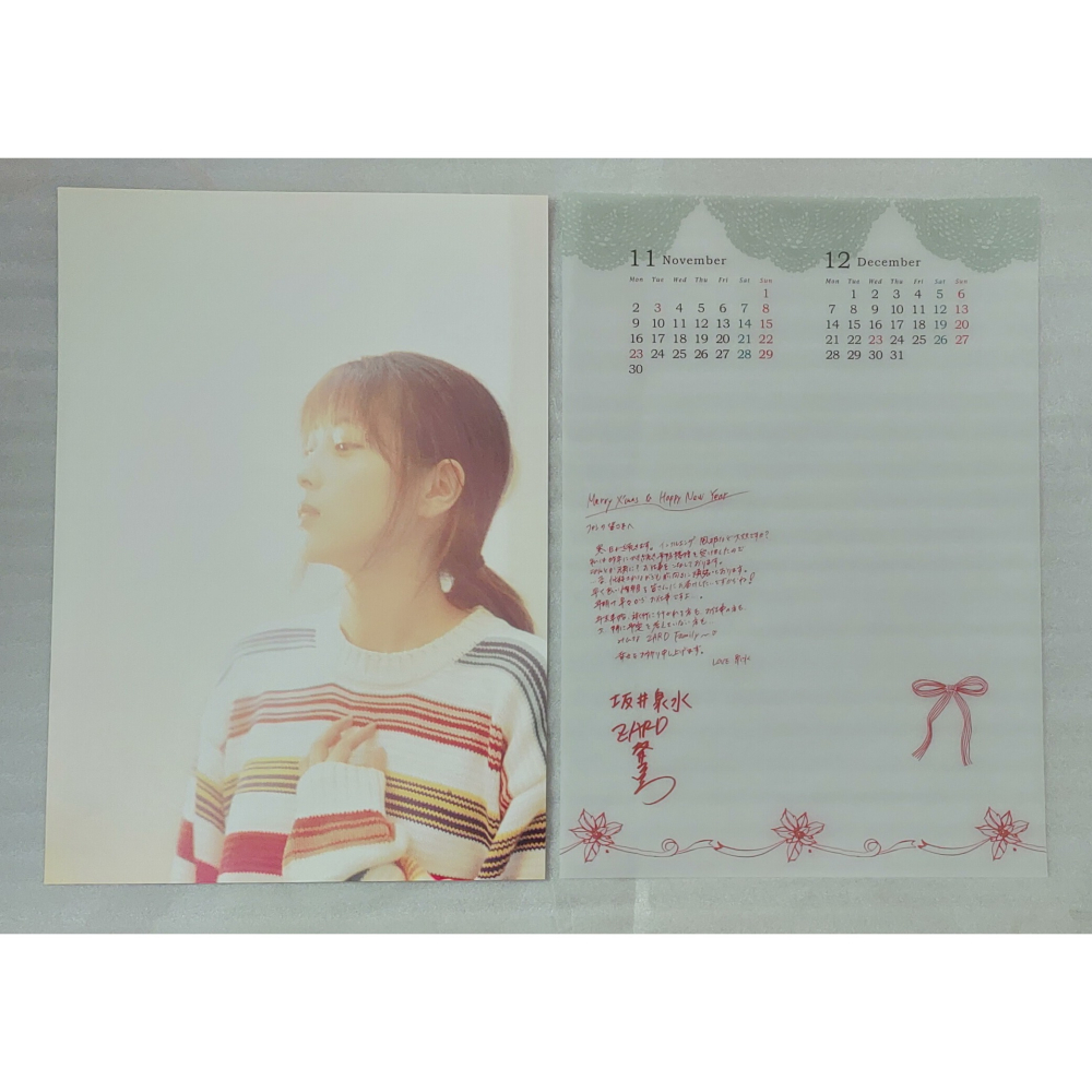 ZARD - WEZARD Official Calendar 2009   日版 二手 月曆-細節圖8