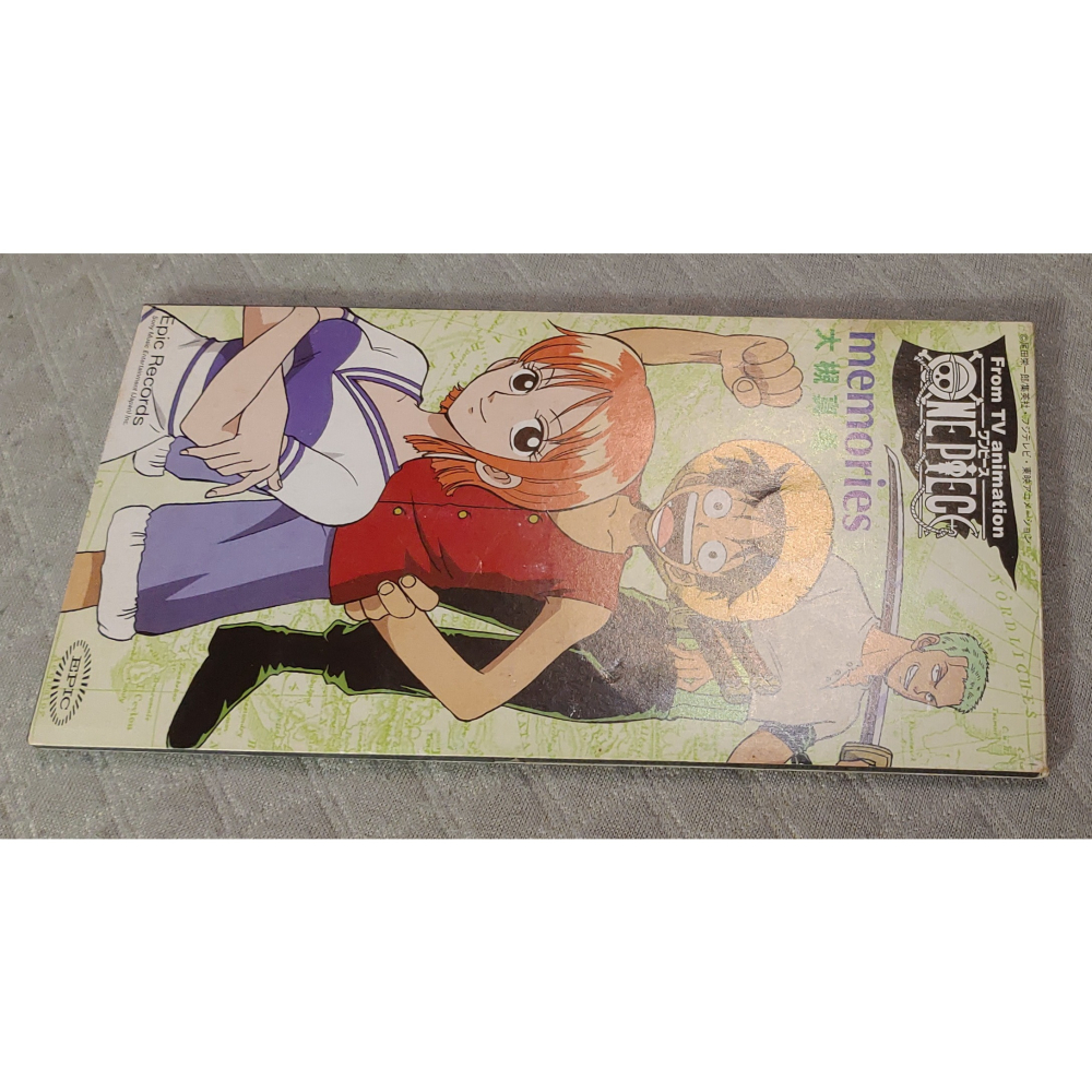 大槻真希 - memories (2) (動畫 ONE PIECE 海賊王 航海王 片尾曲) 日版 二手單曲 CD-細節圖3