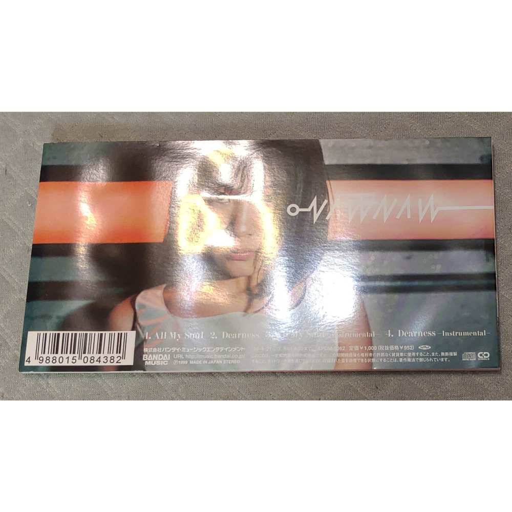 NAWNAW - All My Soul (動畫 星方天使 主題曲)   日版二手單曲 CD-細節圖4