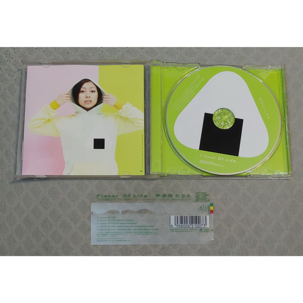 宇多田ヒカル (宇多田光) - FLAVOR OF LIFE  日版 二手單曲 CD-細節圖4