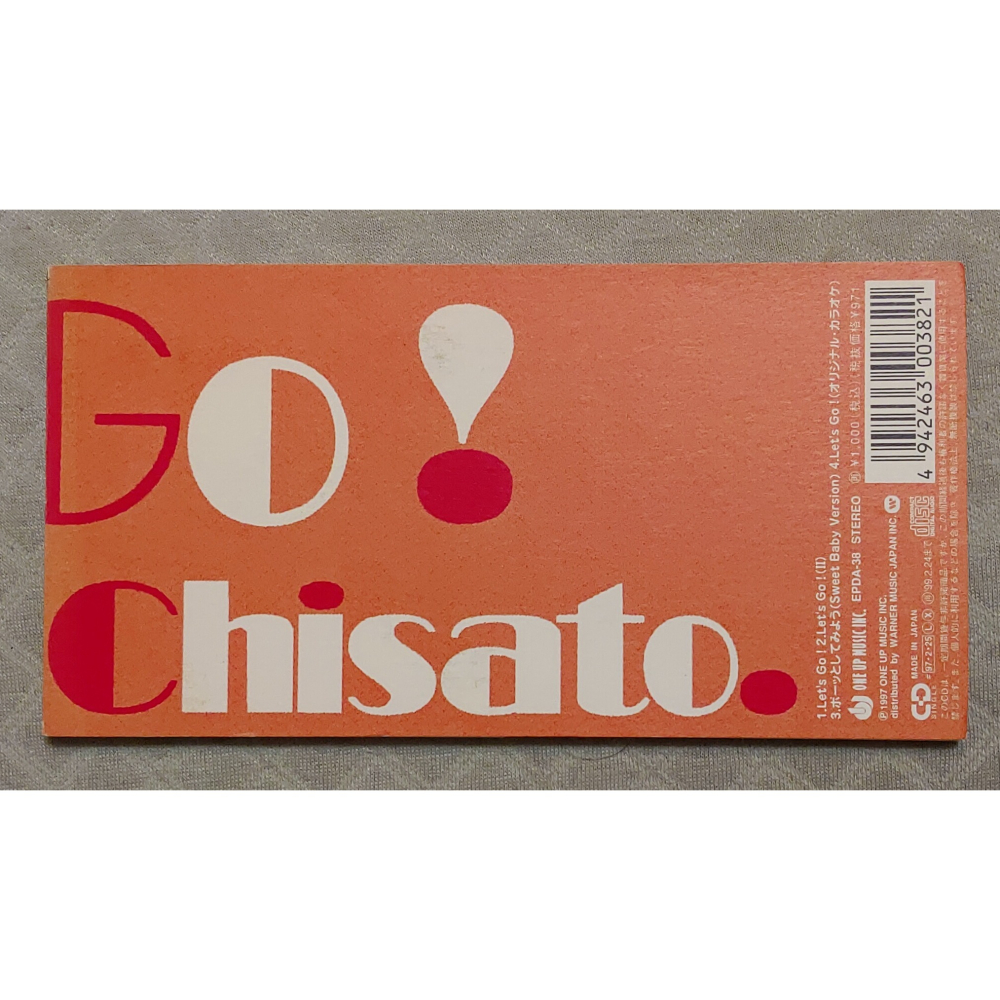 森高千里 - Let＇s Go！   日版 二手單曲 CD-細節圖2