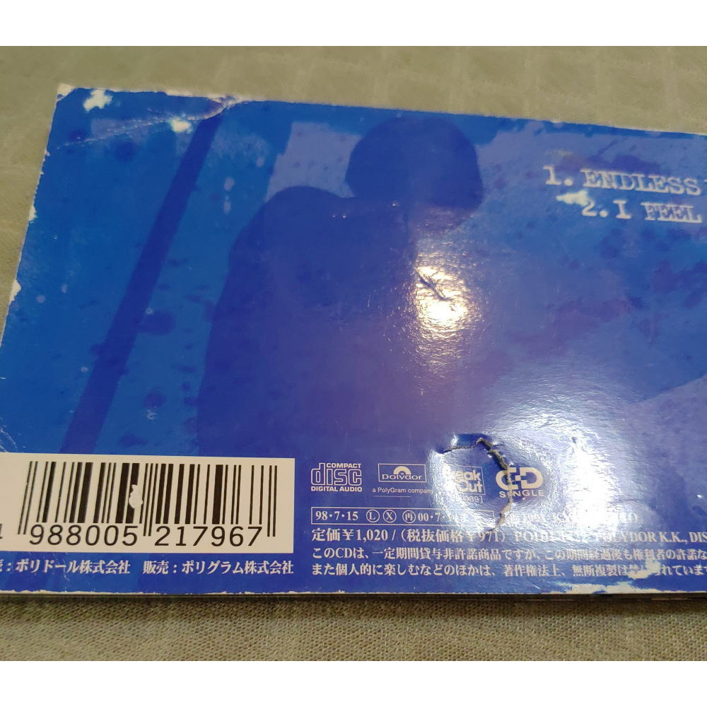D-SHADE - ENDLESS LOVE   日版 二手單曲 CD-細節圖7