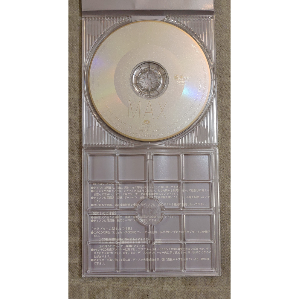 MAX - Love impact / HOW MUCH I LOVE YOU (2)   日版 二手單曲 CD-細節圖6