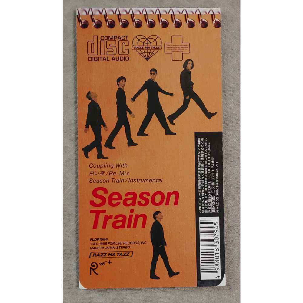 RAZZ MA TAZZ - Season Train   日版 二手單曲 CD-細節圖2