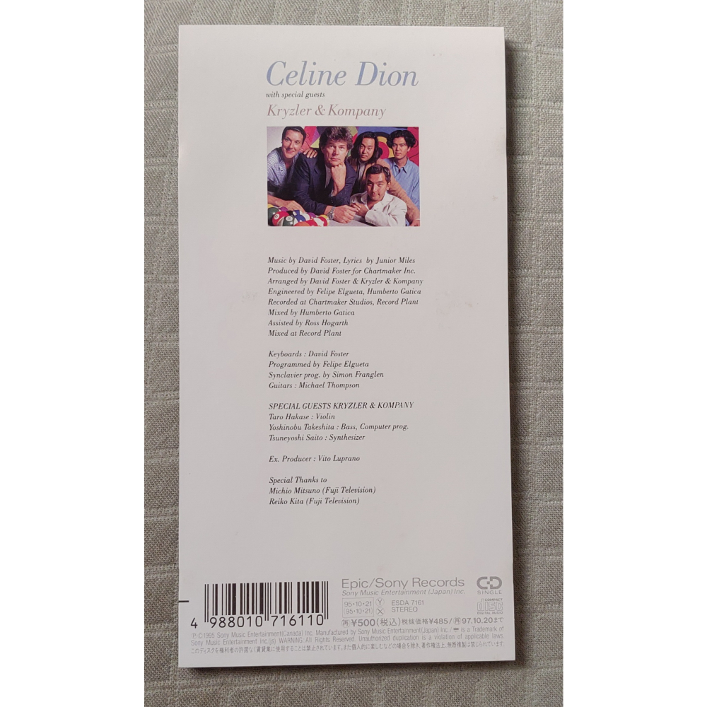 CELINE DION - To Love You More (2)   日版 二手單曲 CD-細節圖2