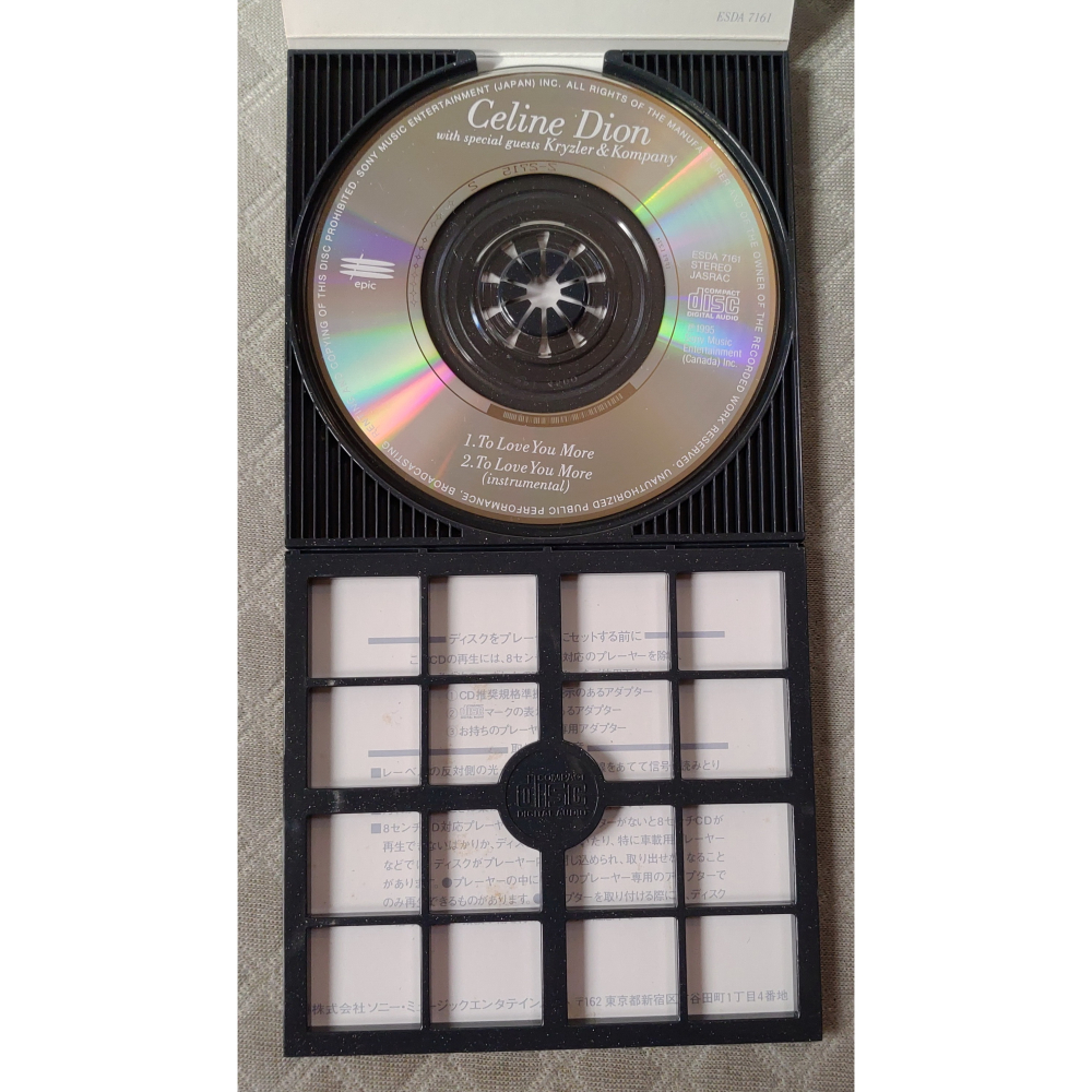 CELINE DION - To Love You More (2)   日版 二手單曲 CD-細節圖6