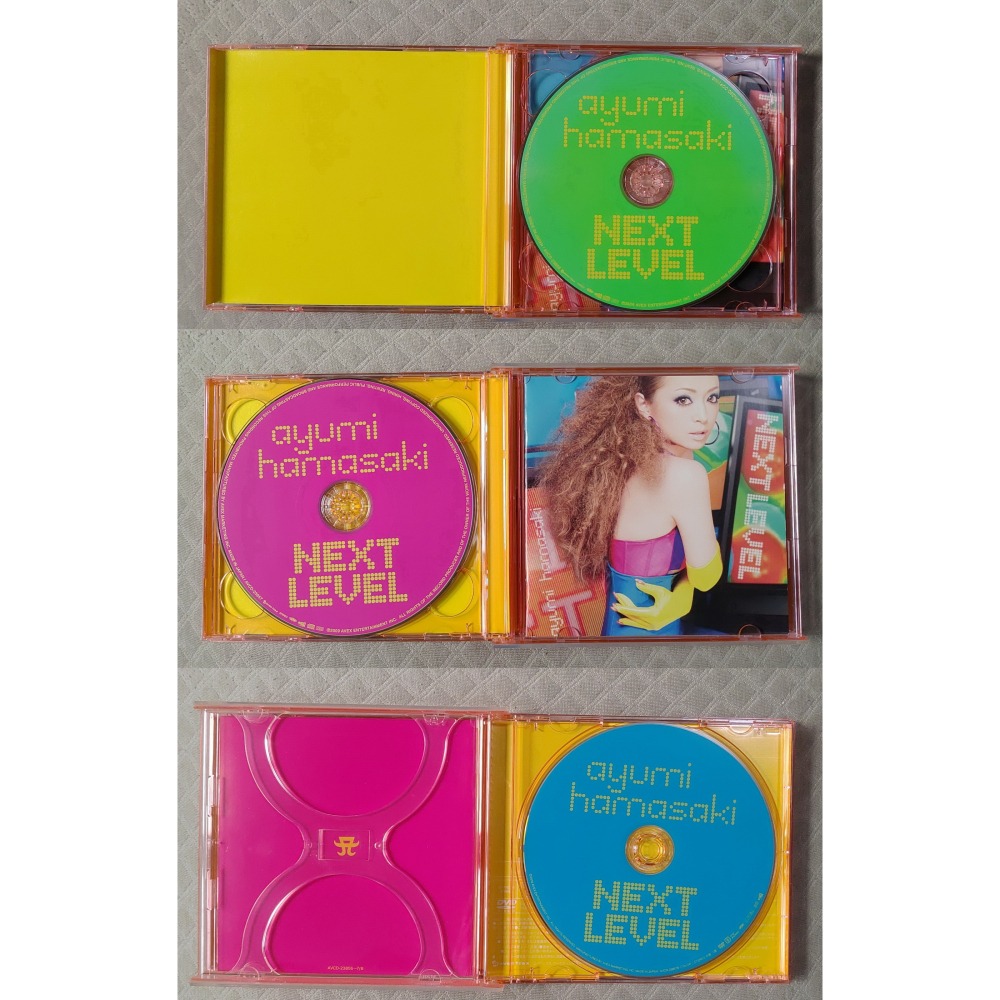 浜崎あゆみ (濱崎步) - NEXT LEVEL   (初回限定生產盤 2CD+DVD)   日版 二手 CD-細節圖4