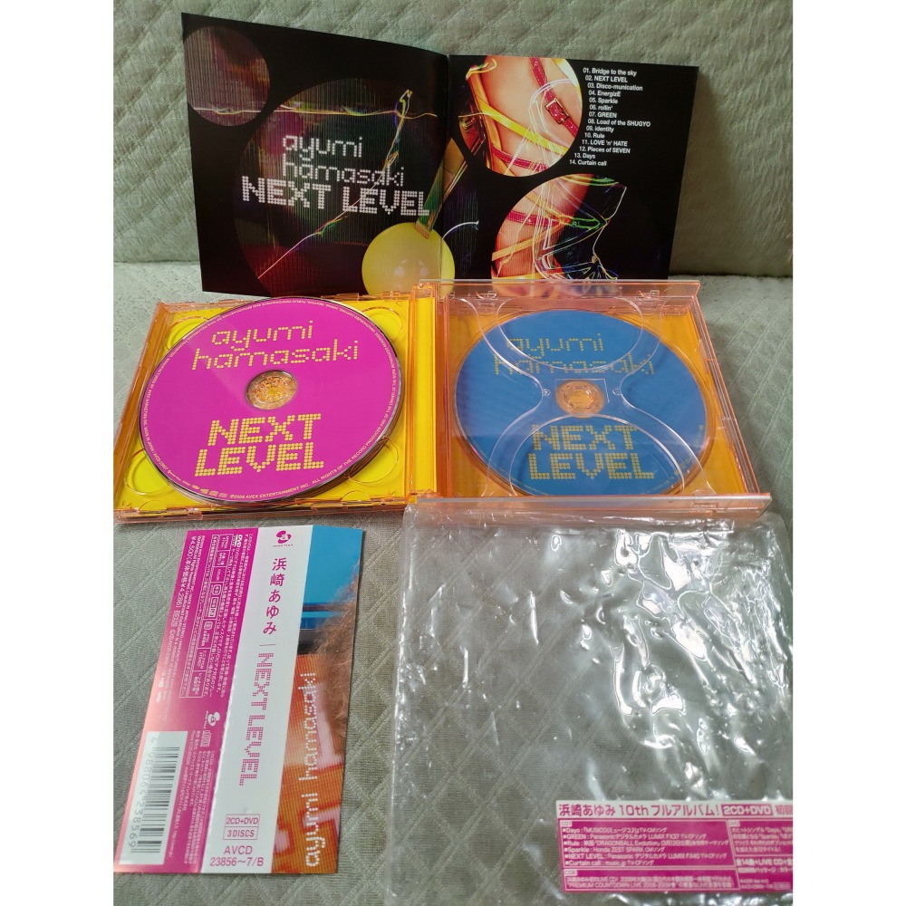 浜崎あゆみ (濱崎步) - NEXT LEVEL   (初回限定生產盤 2CD+DVD)   日版 二手 CD-細節圖9