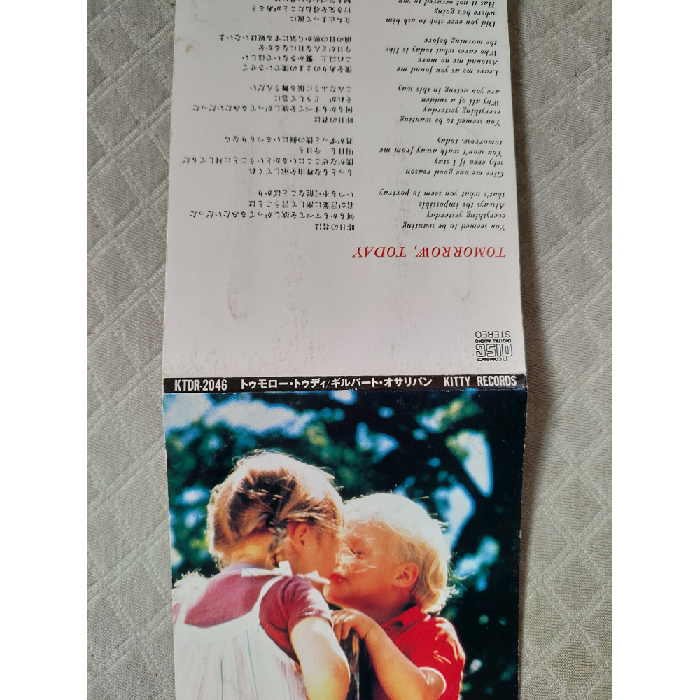 GILBERT O＇SULLIVAN - Tomorrow Today (2)   日版 二手單曲 CD-細節圖3