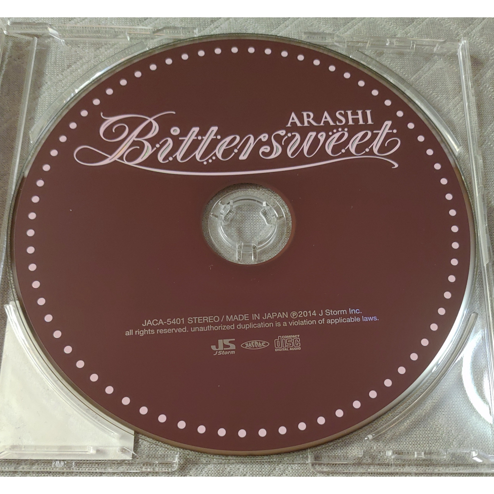 嵐 (ARASHI) - Bittersweet  日版 二手單曲 CD-細節圖5