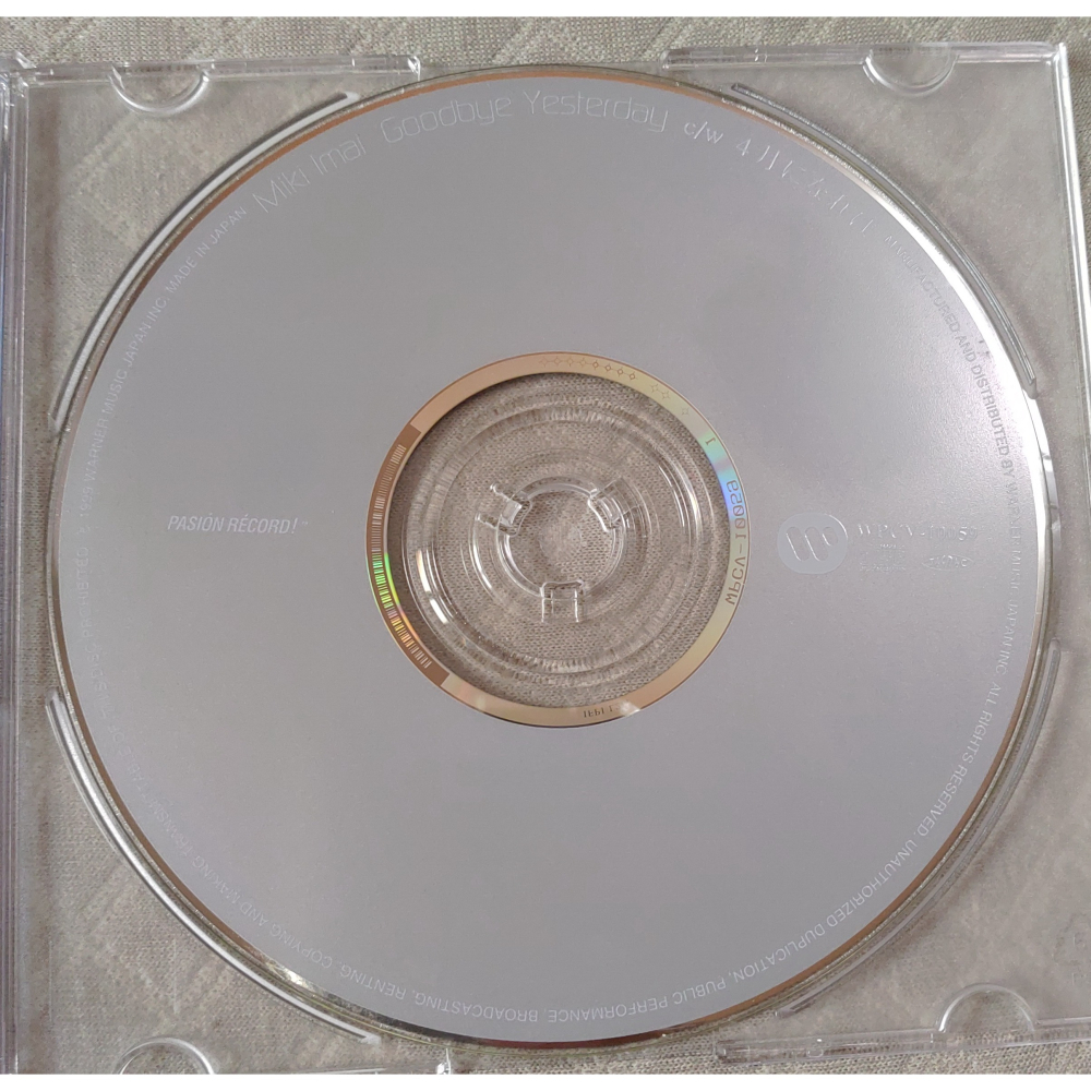 今井美樹 - Goodbye Yesterday   日版 二手單曲 CD-細節圖3