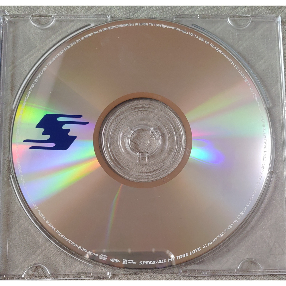 SPEED - ALL MY TRUE LOVE   日版 二手單曲 CD-細節圖3