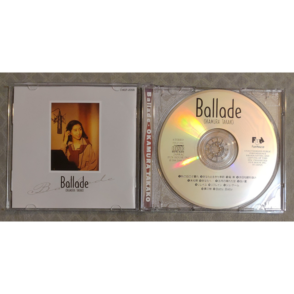 岡村孝子 - Ballade   日版 二手專輯 CD-細節圖3