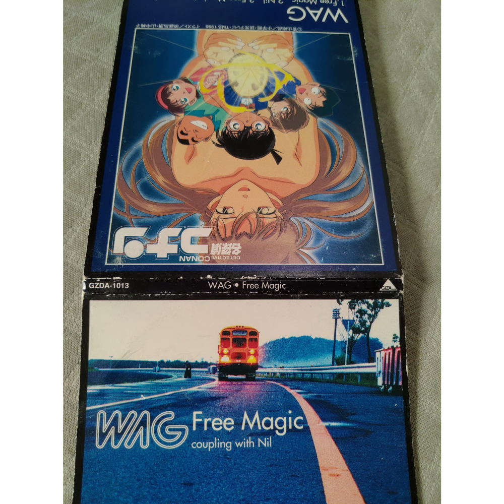 WAG - Free Magic   (名偵探 柯南 片尾曲)   日版 二手單曲 CD-細節圖5