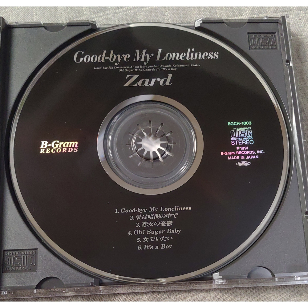ZARD - Good-bye My Loneliness (4)   日版 二手專輯 CD-細節圖4