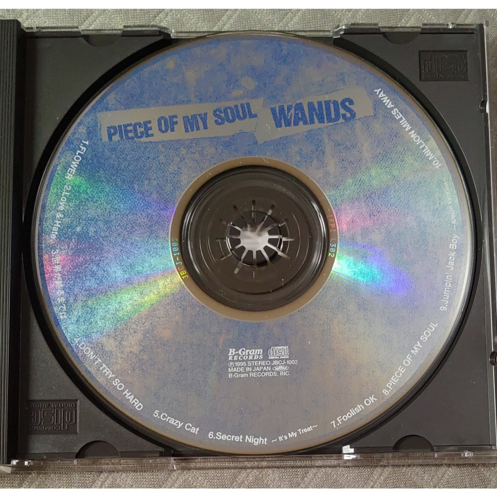 WANDS - PIECE OF MY SOUL (灌籃高手 片尾曲 世界が終るまでは…)   日版 二手專輯 CD-細節圖4