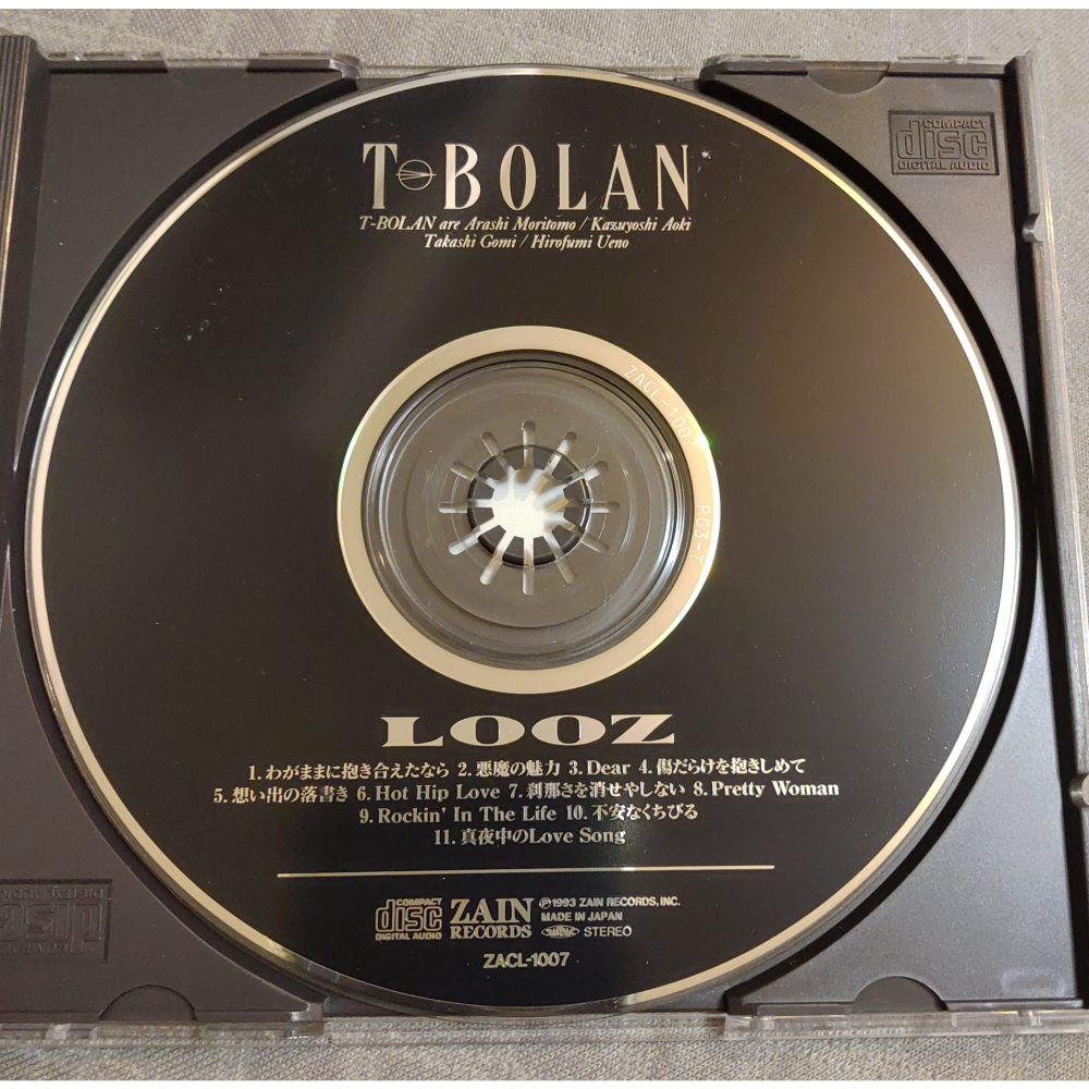 T-BOLAN - LOOZ   日版 二手專輯 CD-細節圖4